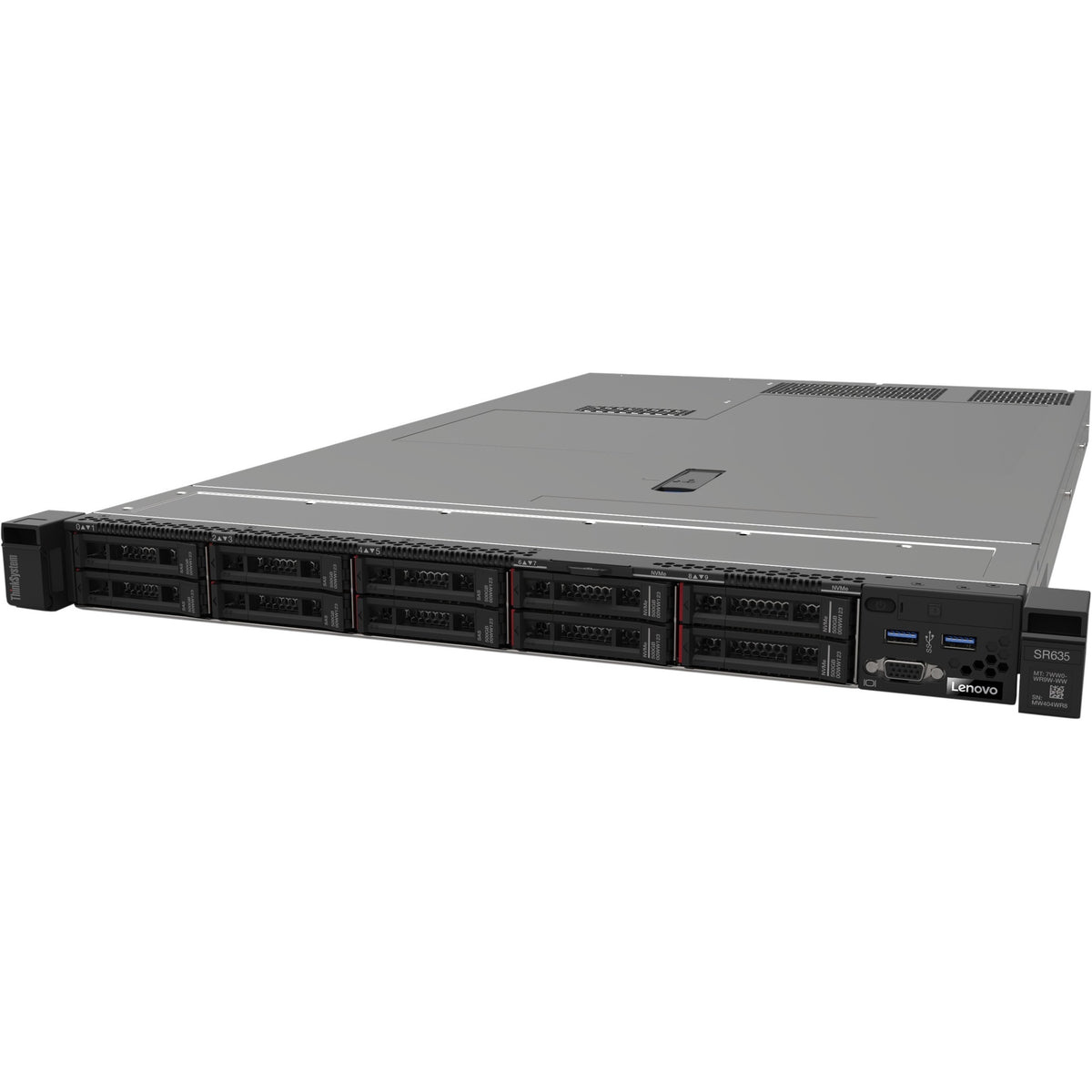 Lenovo ThinkSystem SR635 7Y99A016NA 1U Rack Server - 1 x AMD EPYC 7402P 2.80 GHz - 32 GB RAM - 7Y99A016NA