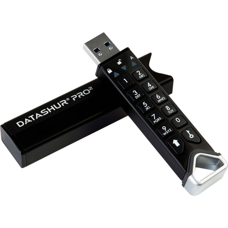 iStorage datAshur PRO2 64 GB | Secure Flash Drive | FIPS 140-2 Level 3 Certified | PIN protected | Dust/Water-Resistant | Incorporated Common Criteria EAL 5+ | TAA Compliant - IS-FL-DP2-256-64