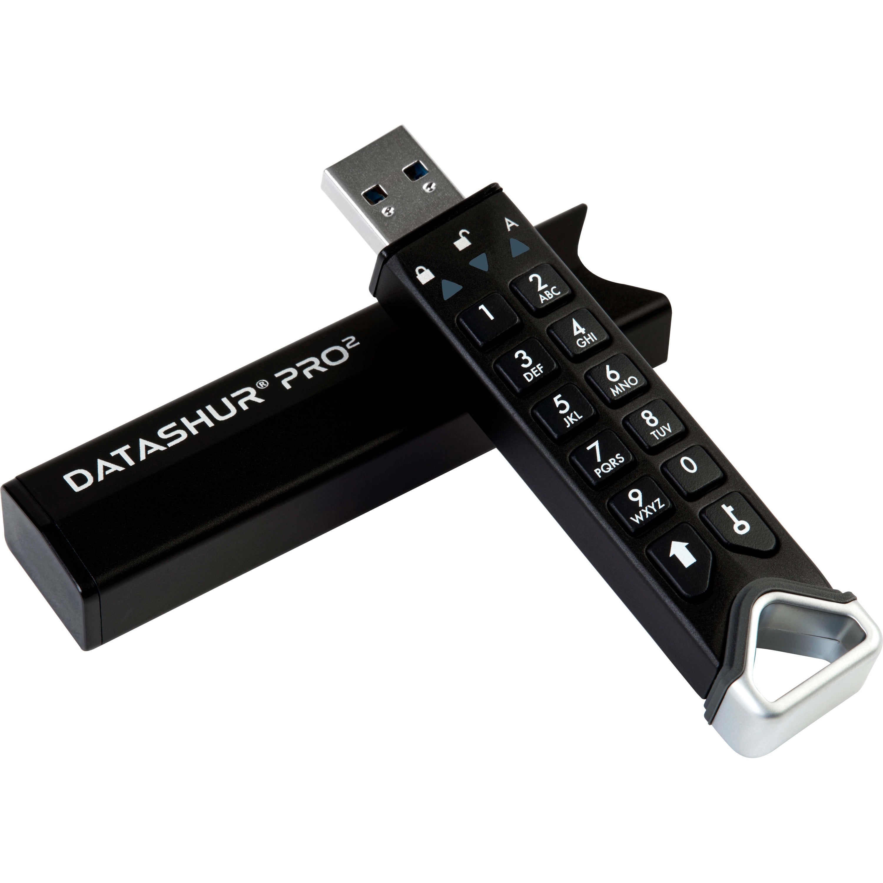 iStorage datAshur PRO2 256 GB | Secure Flash Drive | FIPS 140-2 Level 3 Certified | Password protected | Dust/Water-Resistant | IS-FL-DP2-256-256 - IS-FL-DP2-256-256