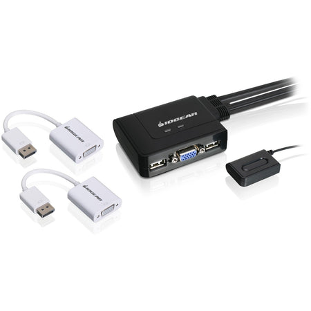 IOGEAR 2-Port VGA and DisplayPort KVM Switch Kit - GCS22DPKIT