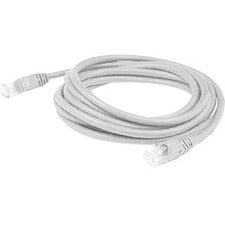 AddOn 10ft RJ-45 (Male) to RJ-45 (Male) Straight White Cat5e UTP PVC Copper Patch Cable - ADD-10FCAT5E-WE