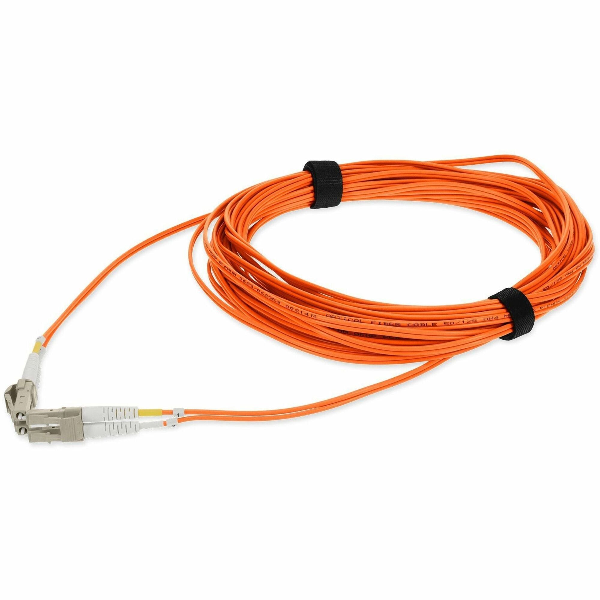 AddOn 5m LC (Male) to LC (Male) Orange OM4 Duplex Plenum-Rated Fiber Patch Cable - ADD-LC-LC-5M5OM4P-OE