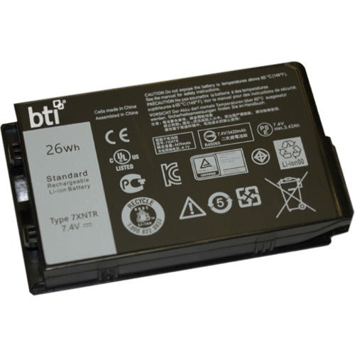 BTI 7XNTR-BTI 7.4V 26WHR LI-ION BATTERY 7XNTR FH8RW LATITUDE 12 7202, LATITUDE 12 7202 RUGGED TABLET - 7XNTR-BTI