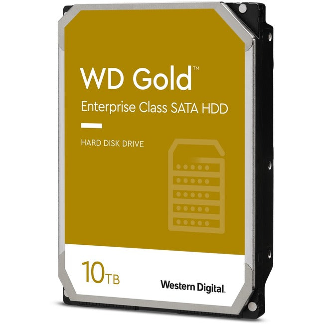 Western Digital Gold WD102KRYZ 10 TB Hard Drive - 3.5" Internal - SATA (SATA/600) - WD102KRYZ