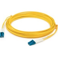 AddOn 30ft LC (Male) to LC (Male) Yellow OS2 Duplex Fiber OFNR (Riser-Rated) Patch Cable - ADD-LC-LC-30F9SMF