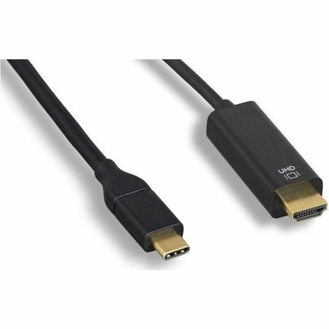 Axiom USB-C Male to HDMI Male Adapter Cable - Black - 3ft - USBCMHDMIMK03-AX