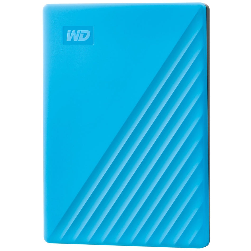 WD My Passport WDBYVG0020BBL 2 TB Portable Hard Drive - External - Blue - WDBYVG0020BBL-WESN