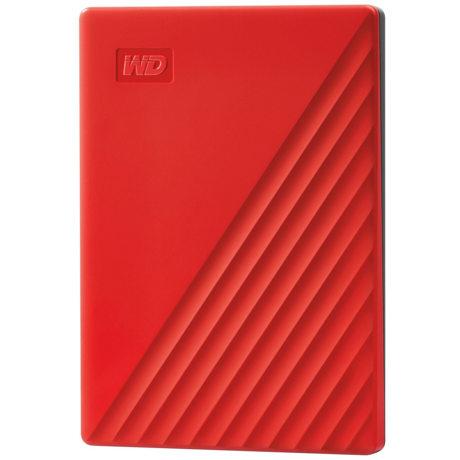 WD My Passport WDBYVG0020BRD-WESN 2 TB Portable Hard Drive - External - Red - WDBYVG0020BRD-WESN