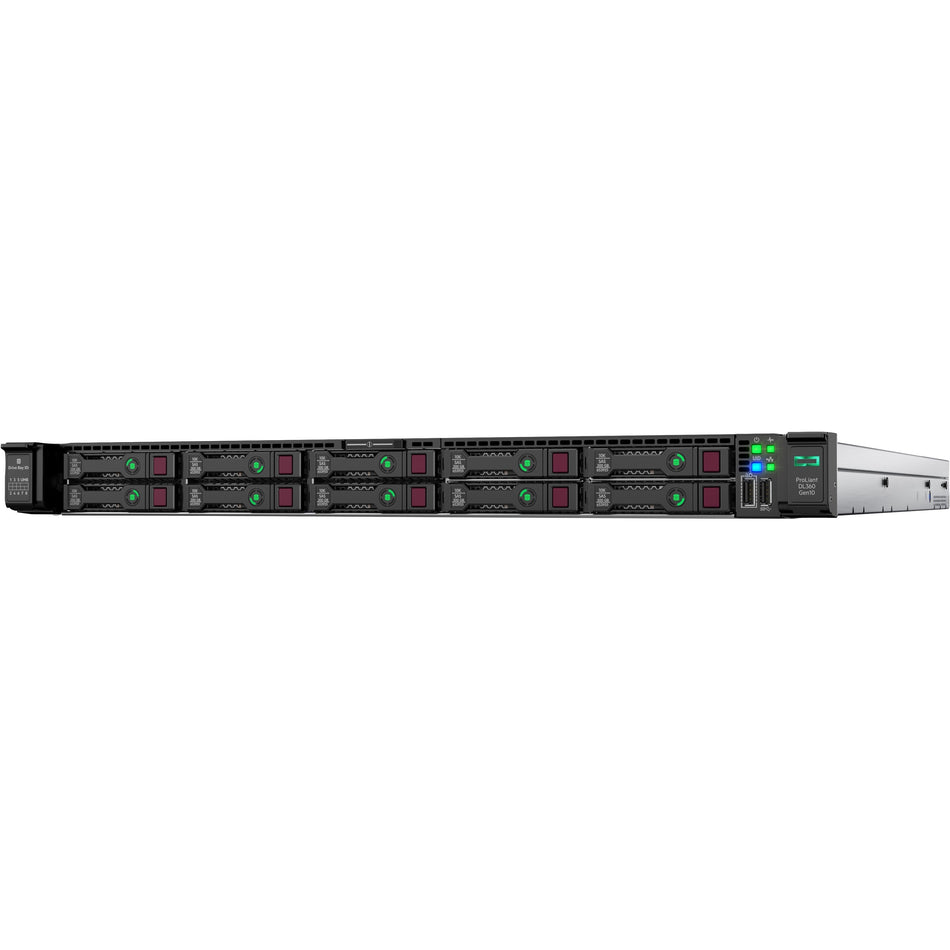 HPE ProLiant DL360 G10 1U Rack Server - 1 x Intel Xeon Silver 4210 2.20 GHz - 16 GB RAM - Serial ATA/600, 12Gb/s SAS Controller - P19779-B21