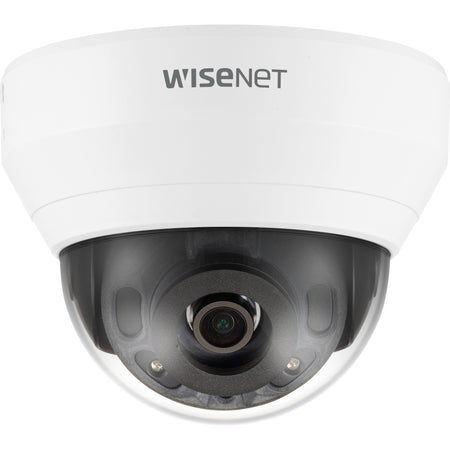 Wisenet QND-6022R 2 Megapixel Indoor Full HD Network Camera - Color, Monochrome - Dome - White - QND-6022R