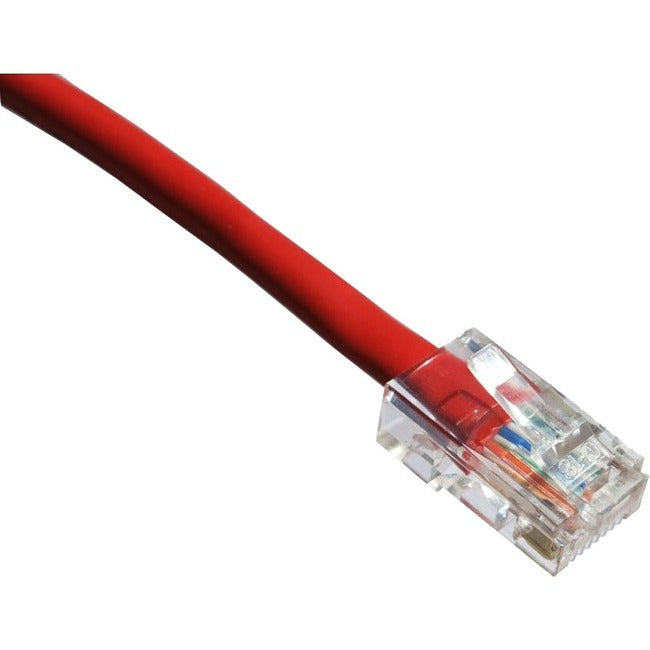 Axiom 6-INCH CAT6 550mhz Patch Cable Non-Booted (Red) - TAA Compliant - AXG99522