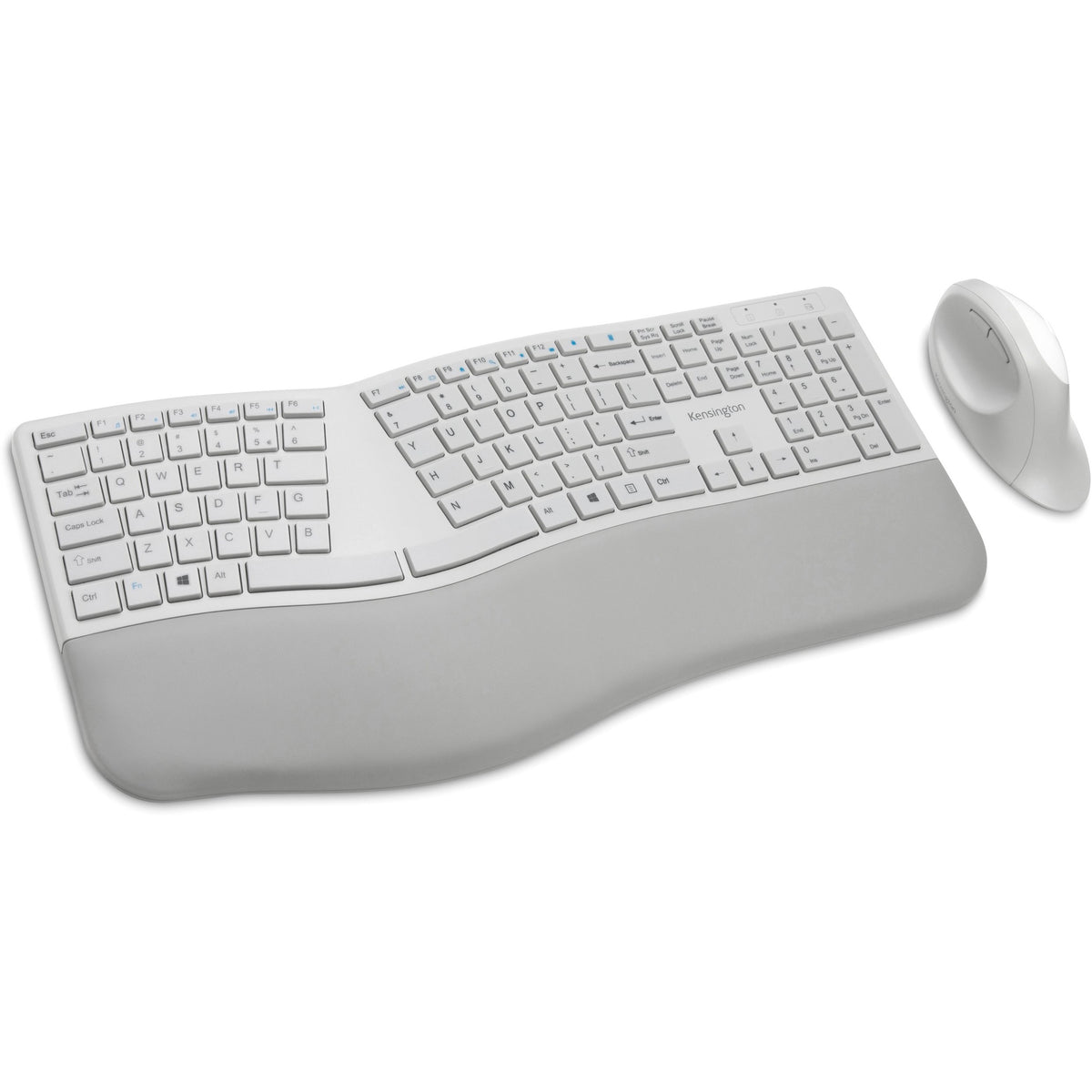 Kensington Pro Fit Ergo Wireless Keyboard and Mouse-Gray - K75407US