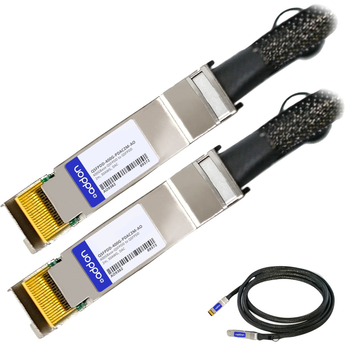 AddOn Twinaxial Network Cable - QSFPDD-400G-PDAC2M-AO