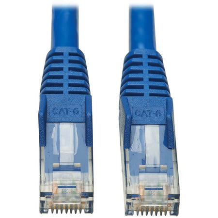 Eaton Tripp Lite Series Cat6 Gigabit Snagless Molded UTP Ethernet Cable (RJ45 M/M), PoE, CMR-LP, Blue, 3 ft. (0.91 m), TAA - N201P-003-BL