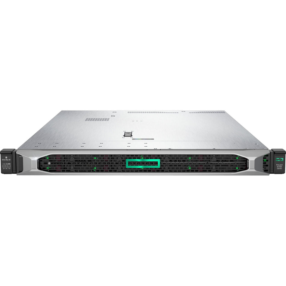 HPE ProLiant DL360 G10 1U Rack Server - 1 x Intel Xeon Gold 5222 3.80 GHz - 32 GB RAM - Serial ATA/600, 12Gb/s SAS Controller - P19178-B21
