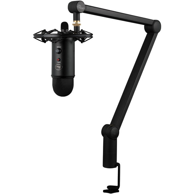 Blue Yeticaster Wired Electret Condenser Microphone - Black - 988-000107