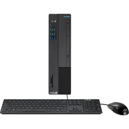 Asus ASUSPRO D641SC D641SC-XB501 Desktop Computer - Intel Core i5 9th Gen i5-9400 - 8 GB - 512 GB SSD - Small Form Factor - Black - D641SC-XB501