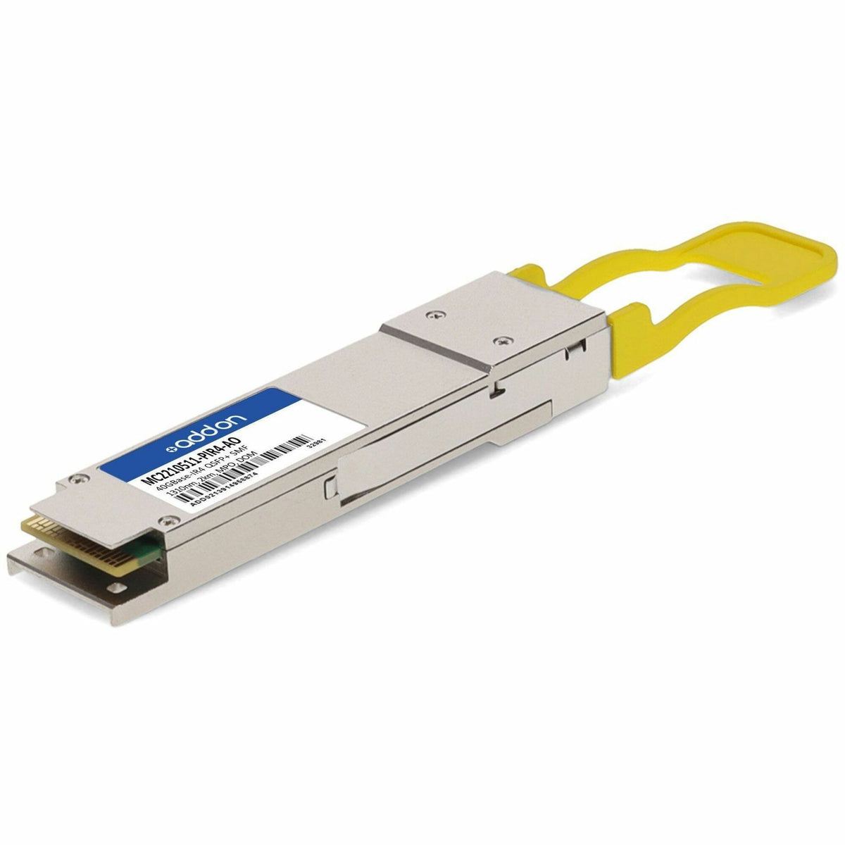 AddOn Mellanox&reg; MC2210511-PIR4 Compatible TAA 40GBase-IR4 QSFP+ Transceiver (SMF, 1310nm, 2km, MPO, DOM) - MC2210511-PIR4-AO