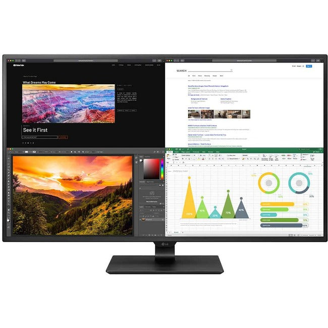 LG 43BN70U-B 43" Class 4K UHD LCD Monitor - 16:9 - Matte Black - 43BN70U-B