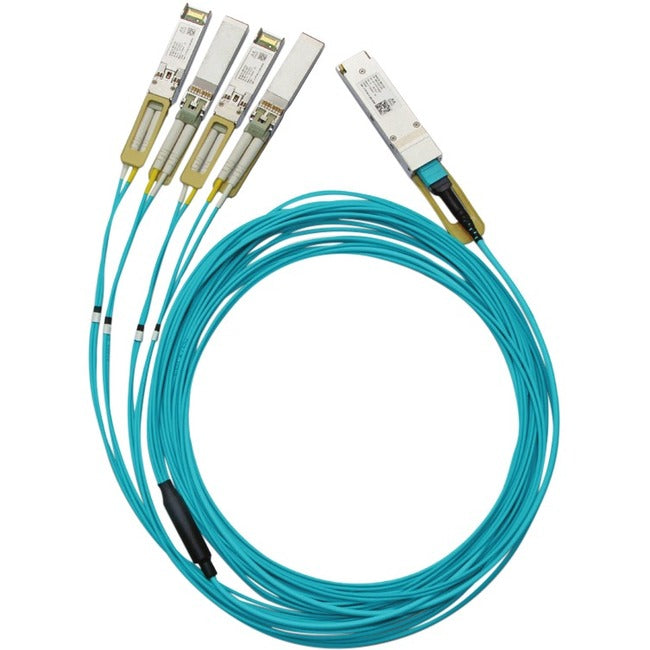 Accortec Active Fiber Hybrid Solution, Ethernet 100GbE to 4x25GbE, QSFP28 to 4xSFP28, 10m - MFA7A50-C010-ACC