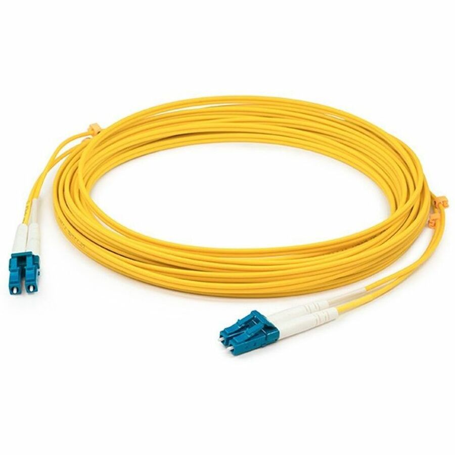 AddOn 3m LC (Male) to LC (Male) Yellow OM1 Duplex Fiber OFNR (Riser-Rated) Patch Cable - ADD-LC-LC-3M6MMFP-YW