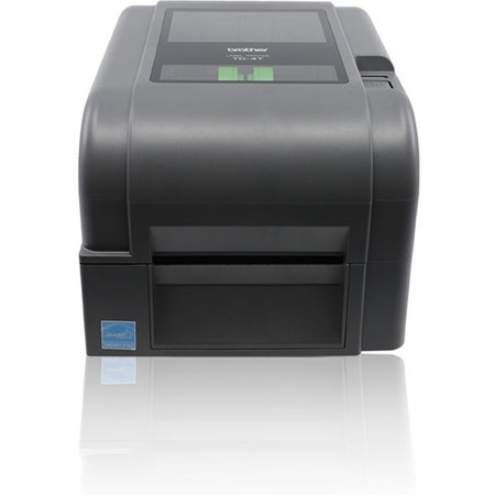 Brother Td-4420tn Desktop Direct Thermal/Thermal Transfer Printer - Monochrome - Label/Receipt Print - Fast Ethernet - USB - USB Host - Serial - With Cutter - TD4420TN