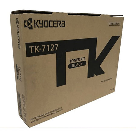 Kyocera TK7127 Original Laser Toner Cartridge - Black - 1 Each - TK7127