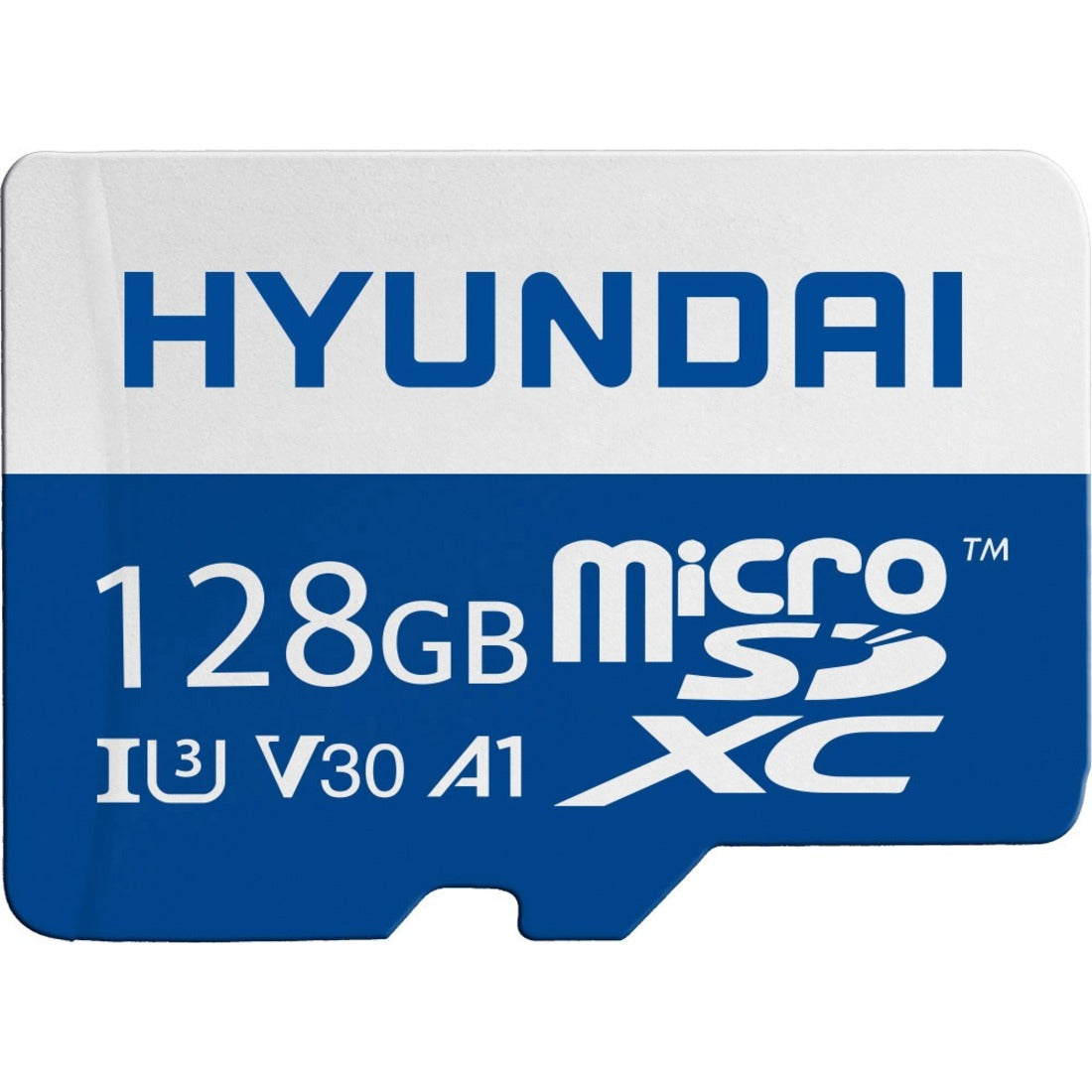 Hyundai 128GB microSDXC UHS-1 Memory Card with Adapter, 95MB/s (U3) 4K Video, Ultra HD, A1, V30 - SDC128GU3