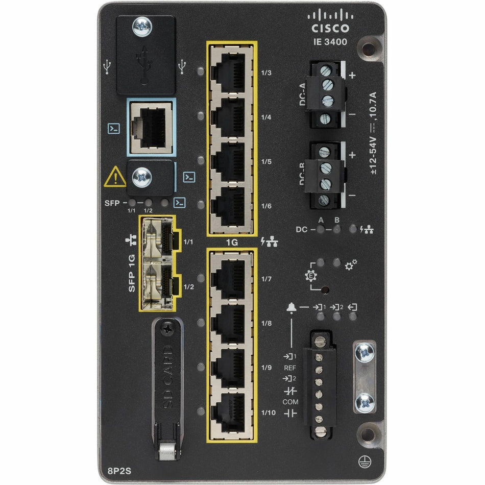 Cisco Catalyst IE-3400-8P2S-E Ethernet Switch - IE-3400-8P2S-E