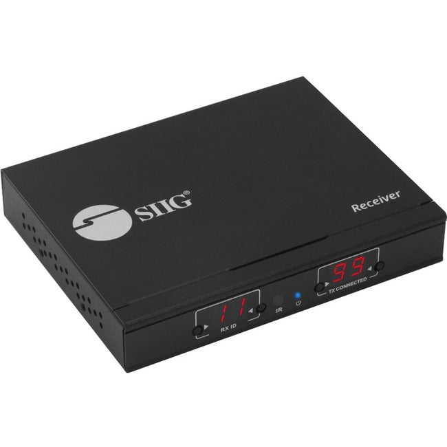 SIIG HDMI 2.0 4K60Hz Over IP Extender / Matrix with IR - Decoder (RX) - CE-H25C11-S1