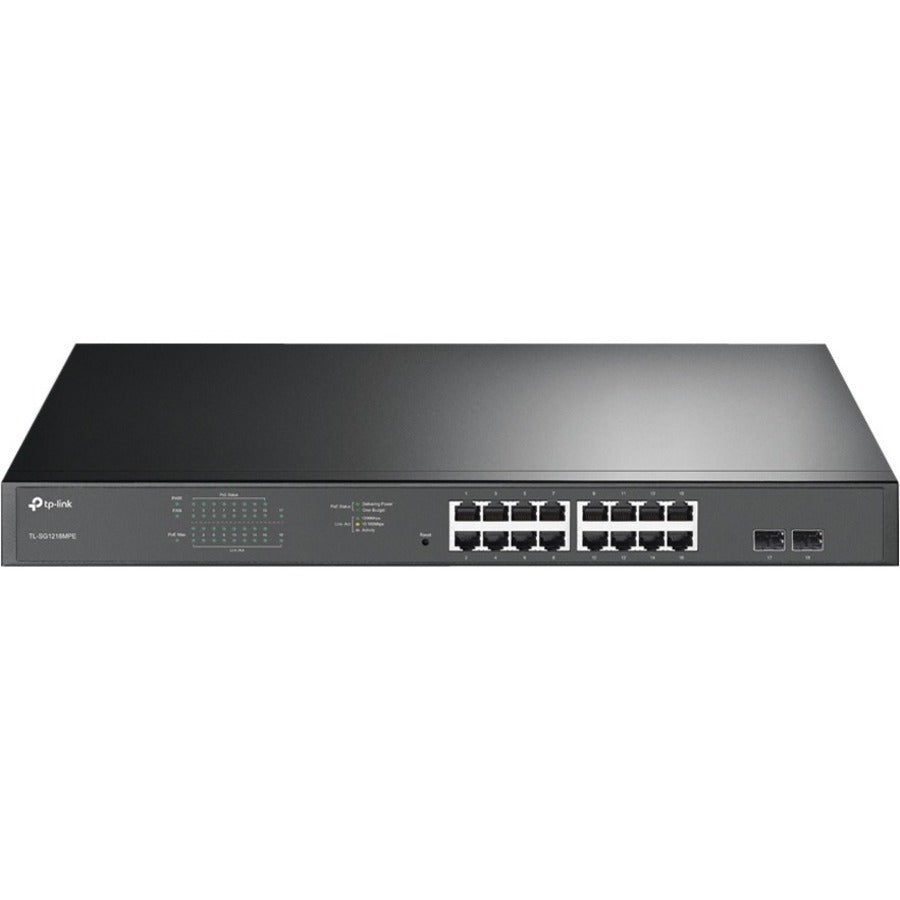 TP-Link TL-SG1218MPE - JetStream 16-Port Gigabit Easy Smart PoE/PoE+ Switch - TL-SG1218MPE