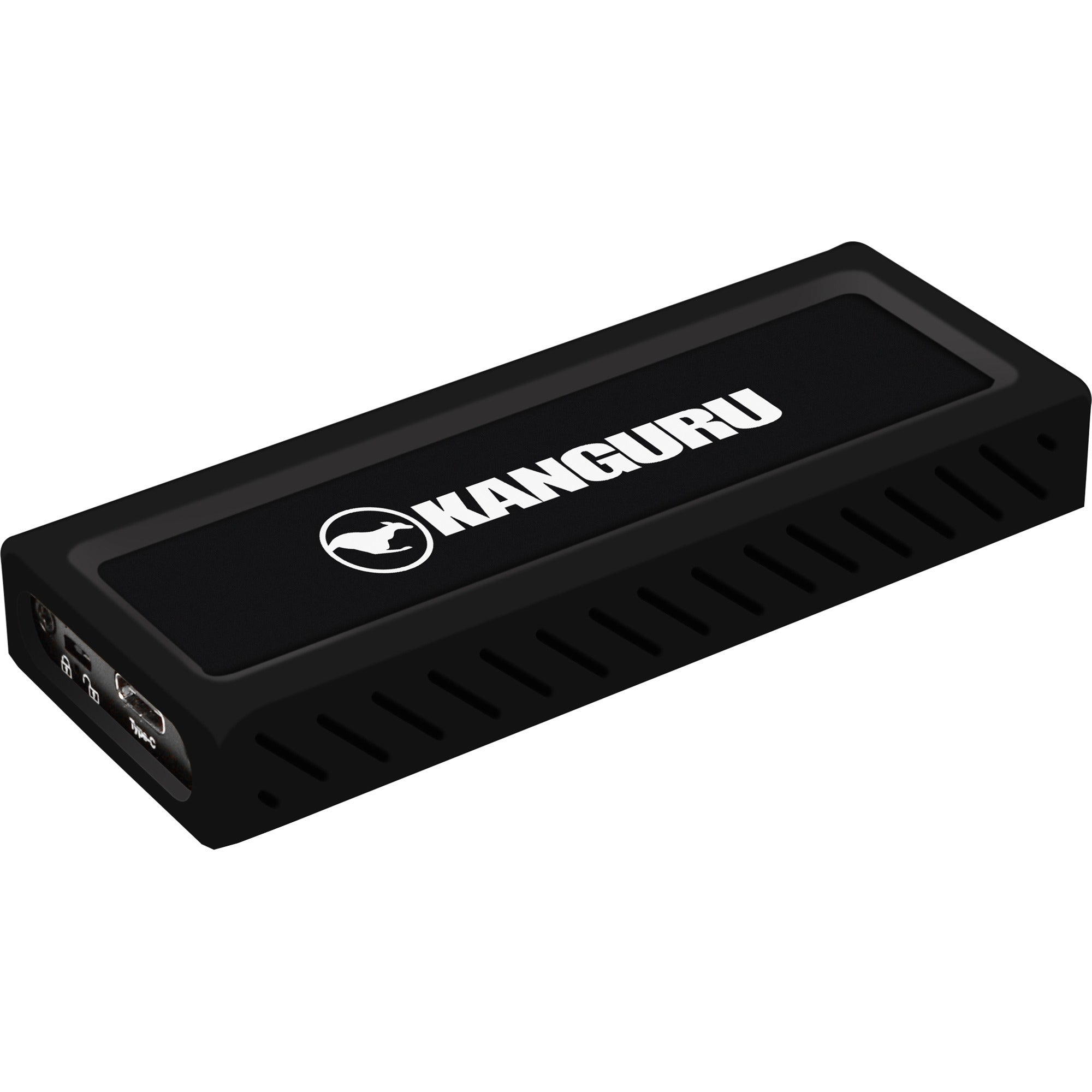 Kanguru UltraLock USB-C M.2 NVMe SSD, SuperSpeed+ USB 3.1 Gen 2, 2T - U3-NVMWP-2T