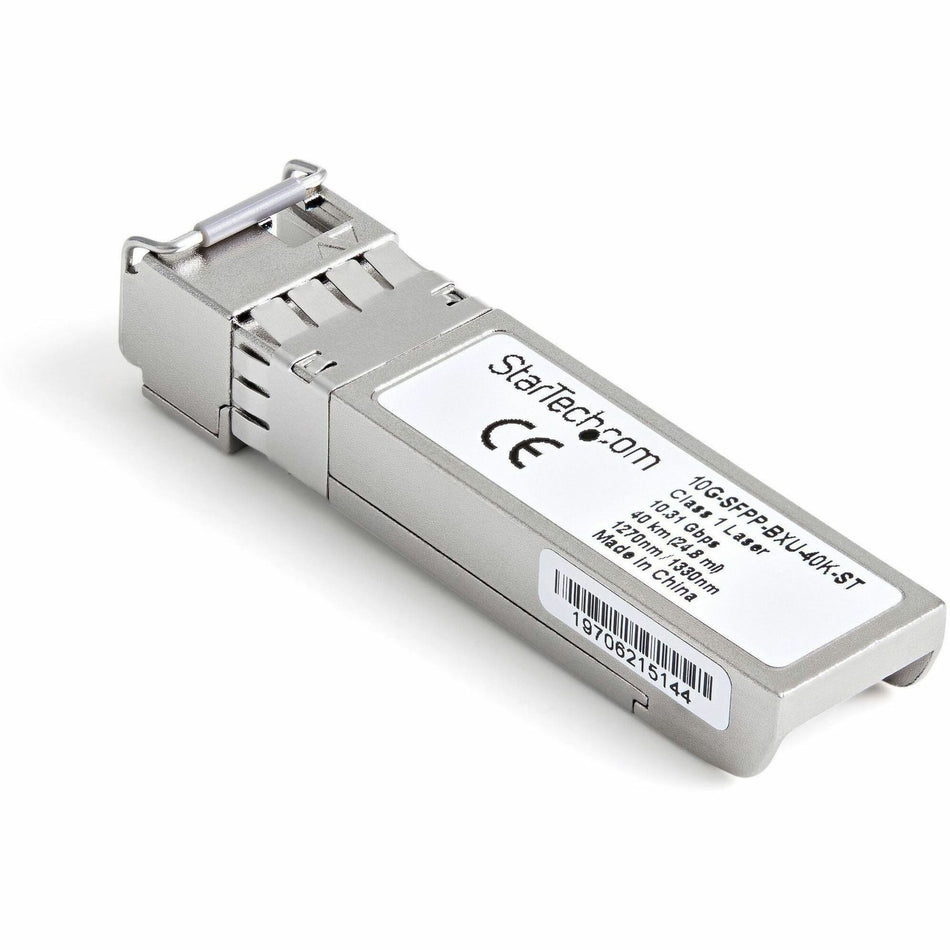 StarTech.com Brocade 10G-SFPP-BXU-40K Compatible SFP+ Module - 10GBASE-BX-U - 10 GbE Gigabit Ethernet BiDi Fiber (SMF) - 10G-SFPP-BXU-40K-ST