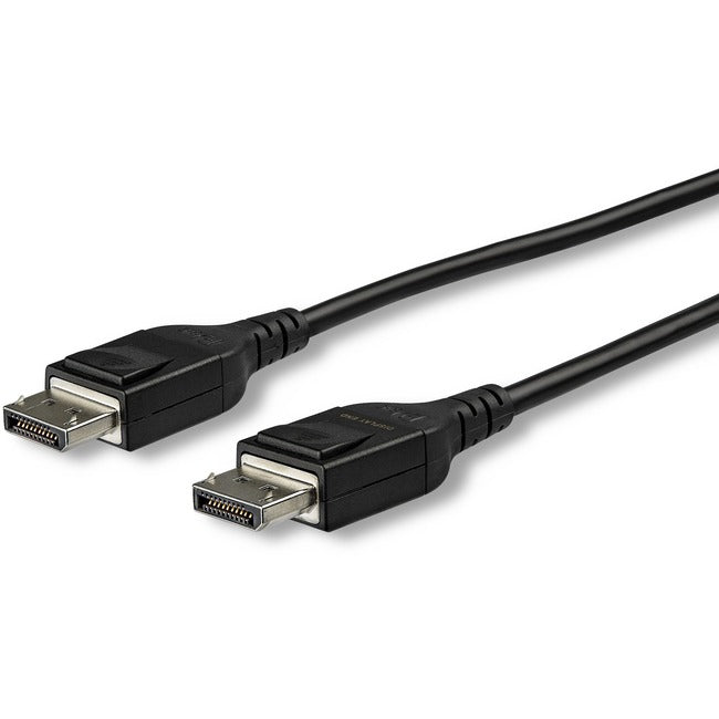 StarTech.com 50ft/15m DisplayPort Active Optical Cable, 8K 60Hz Video, HDR10, Fiber Optic DisplayPort 1.4 Cable, DP Monitor Cord w/Latches - DP14MM15MAO