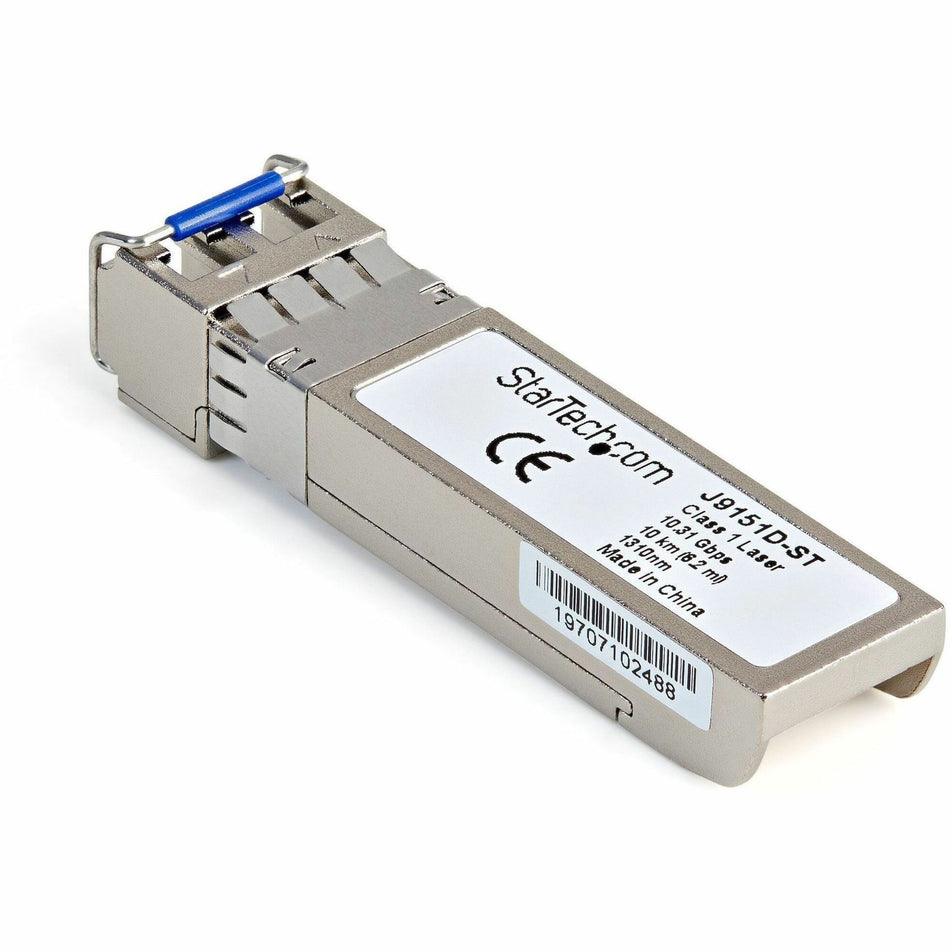 StarTech.com HPE J9151D Compatible SFP+ Module 10GBASE-LR 10GE Gigabit Ethernet SFP+ 10GbE Single Mode (SMF) Fiber Optic Transceiver 10km - J9151D-ST