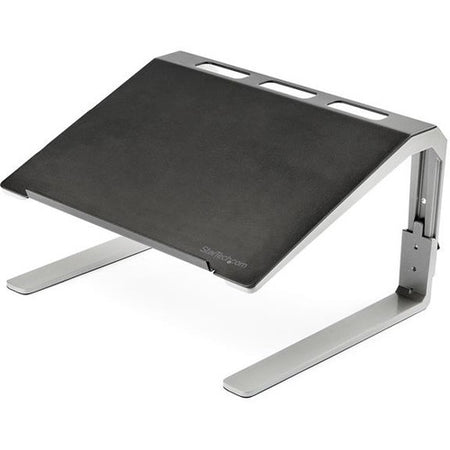 StarTech.com Adjustable Laptop Stand - Heavy Duty Steel & Aluminum - 3 Height Settings - Tilted - Ergonomic Laptop Riser for Desk (LTSTND) - LTSTND