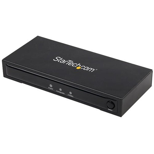 StarTech.com S-Video or Composite to HDMI Converter with Audio - 720p - NTSC & PAL - Analog to HDMI Upscaler - Mac & Windows (VID2HDCON2) - VID2HDCON2