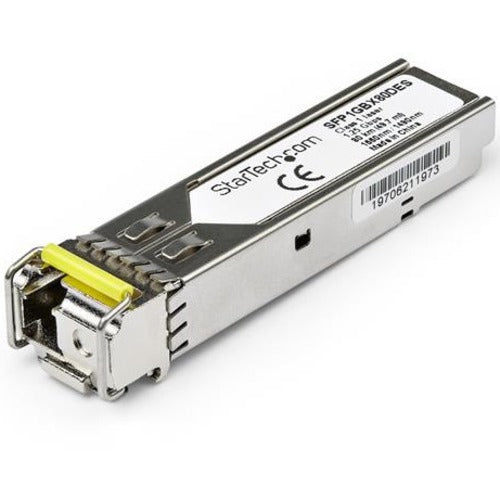 StarTech.com Dell EMC SFP-1G-BX80-D Compatible SFP Module - 1000BASE-BX-D - 1 GbE Gigabit Ethernet BiDi Fiber (SMF) - SFP1GBX80DES