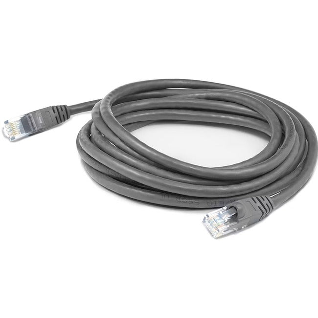 AddOn 1ft RJ-45 (Male) to RJ-45 (Male) Straight Gray Cat6 UTP PVC Copper Patch Cable - ADD-1FCAT6-GY