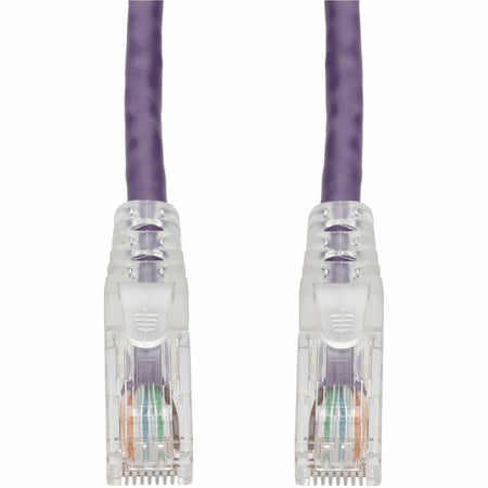 AddOn 7ft Purple CAT 6A PVC Ethernet Cable Snagless Easy Clear Boot TAA RJ-45 M/M - ADD-7FCAT6A-PE-TAA