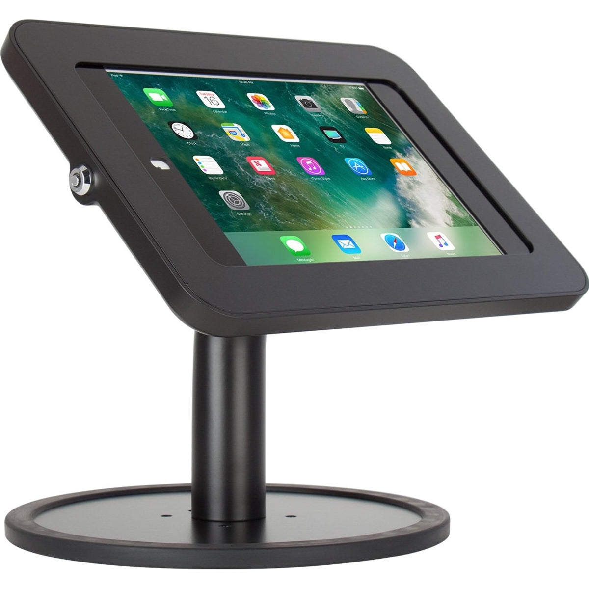 The Joy Factory Elevate II Countertop Kiosk for iPad 10.2" 7th Gen (Black) - KAA112B