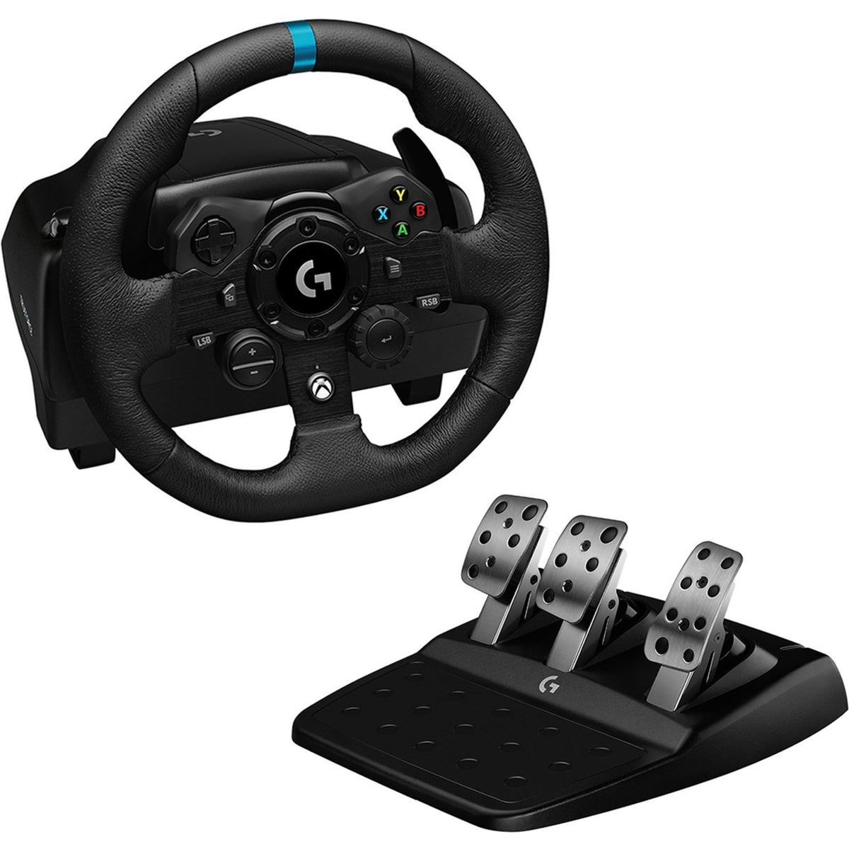 Logitech G923 Gaming Steering Wheel, Gaming Pedal - 941-000156