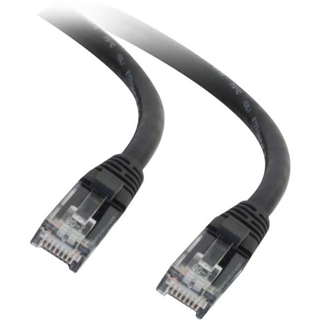 Quiktron 1ft VALUE Series CAT6 Booted Patch Cord - Black - 576-135-001