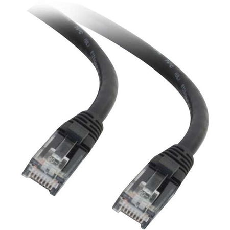 Quiktron 1ft VALUE Series CAT6 Booted Patch Cord - Black - 576-135-001