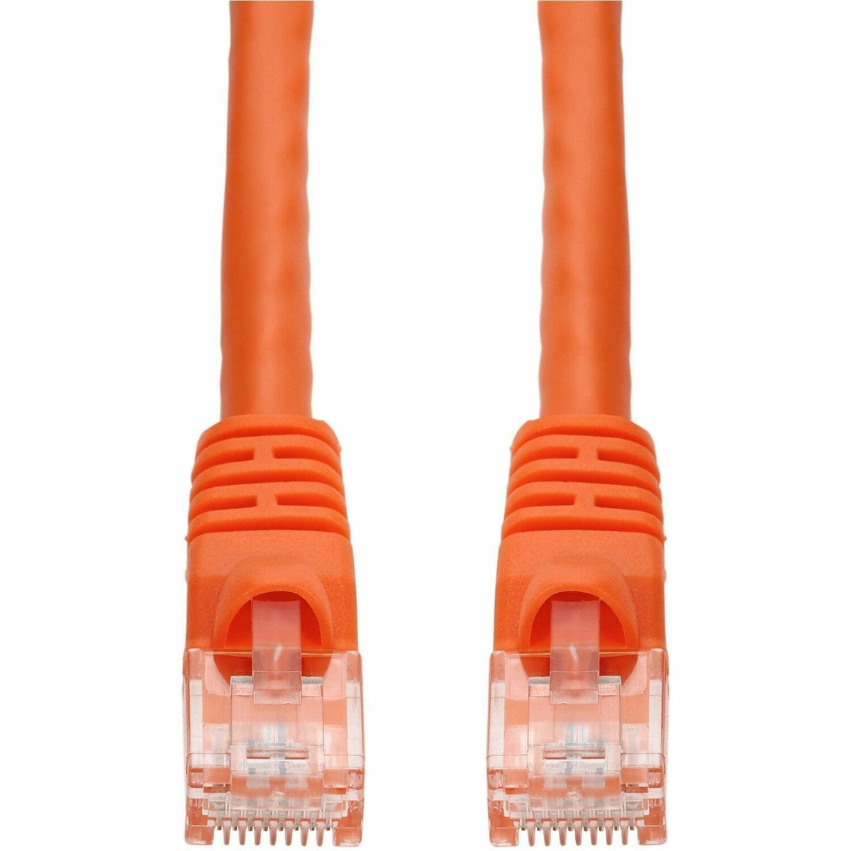 AddOn 15ft Orange CAT 6 PVC Ethernet Cable Snagless Bubble Boot RJ-45 M/M - ADD-15FCAT6-OE