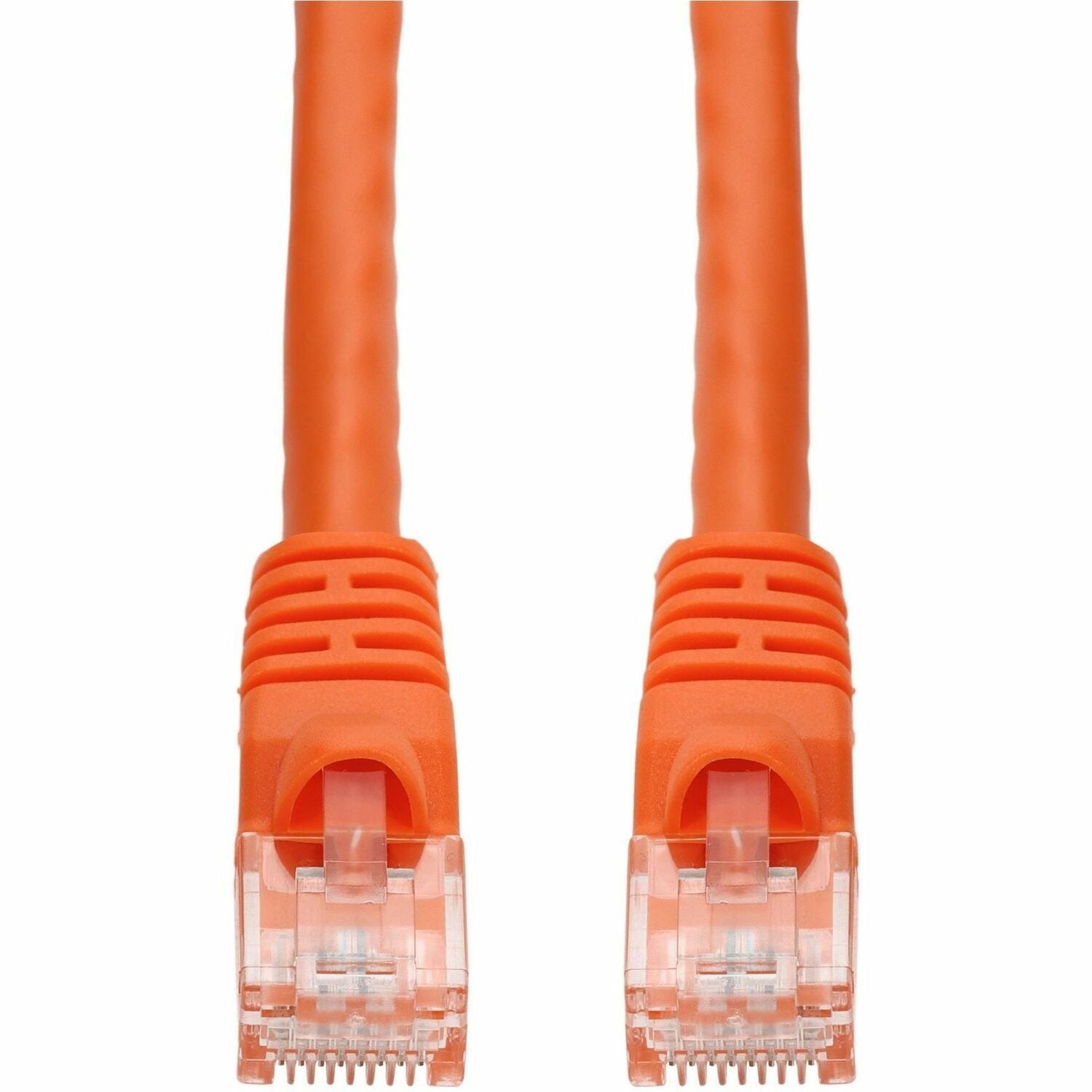 AddOn 15ft Orange CAT 6 PVC Ethernet Cable Snagless Bubble Boot RJ-45 M/M - ADD-15FCAT6-OE