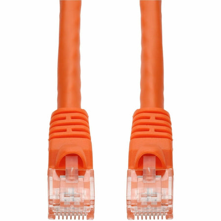 AddOn 15ft Orange CAT 6 PVC Ethernet Cable Snagless Bubble Boot RJ-45 M/M - ADD-15FCAT6-OE