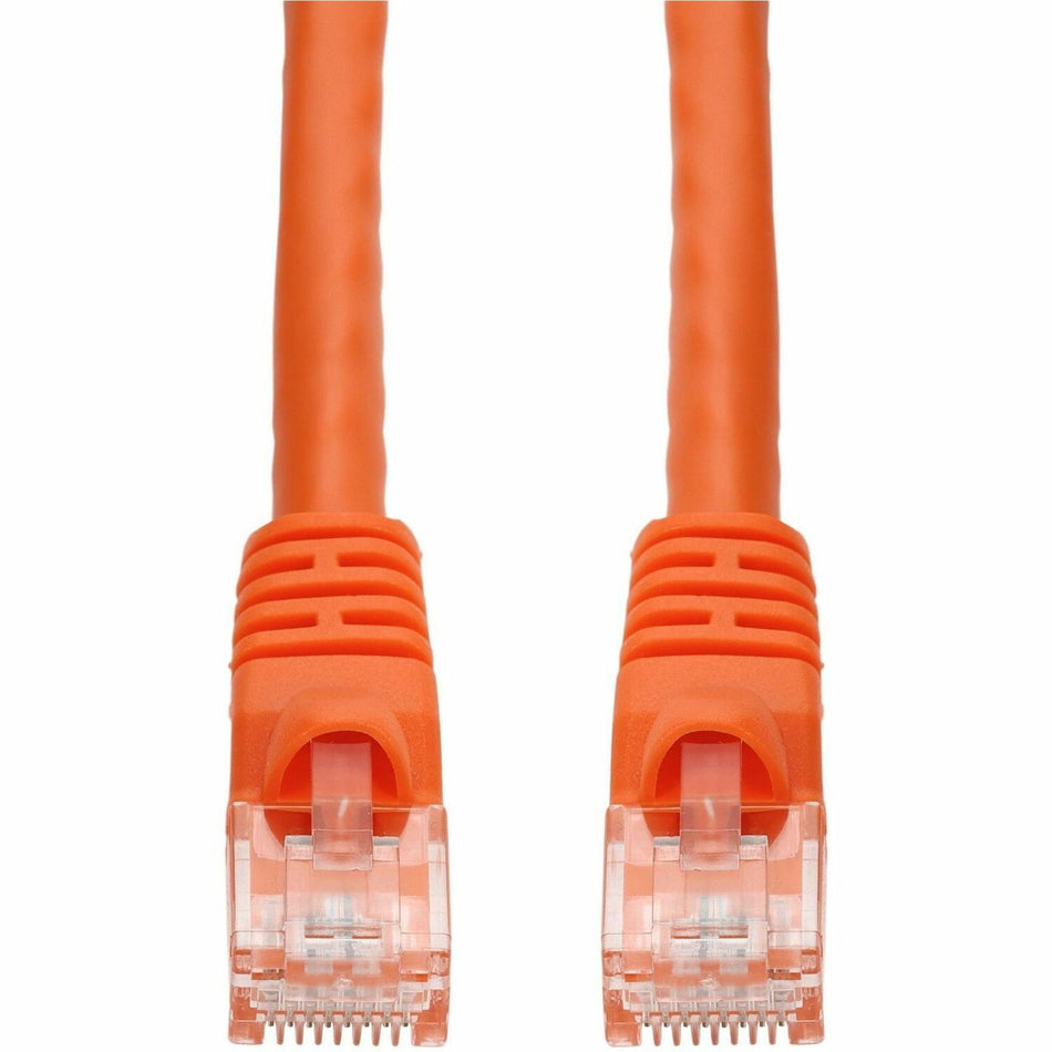 AddOn 15ft Orange CAT 6 PVC Ethernet Cable Snagless Bubble Boot RJ-45 M/M - ADD-15FCAT6-OE