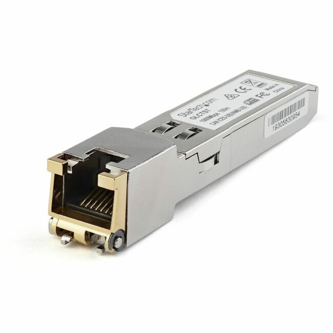 StarTech.com Juniper CTP-SFP-1GE-T Compatible SFP Module - 1000BASE-T - 1GE Gigabit Ethernet SFP to RJ45 Cat6/Cat5e Transceiver - 100m - CTPSFP1GETST