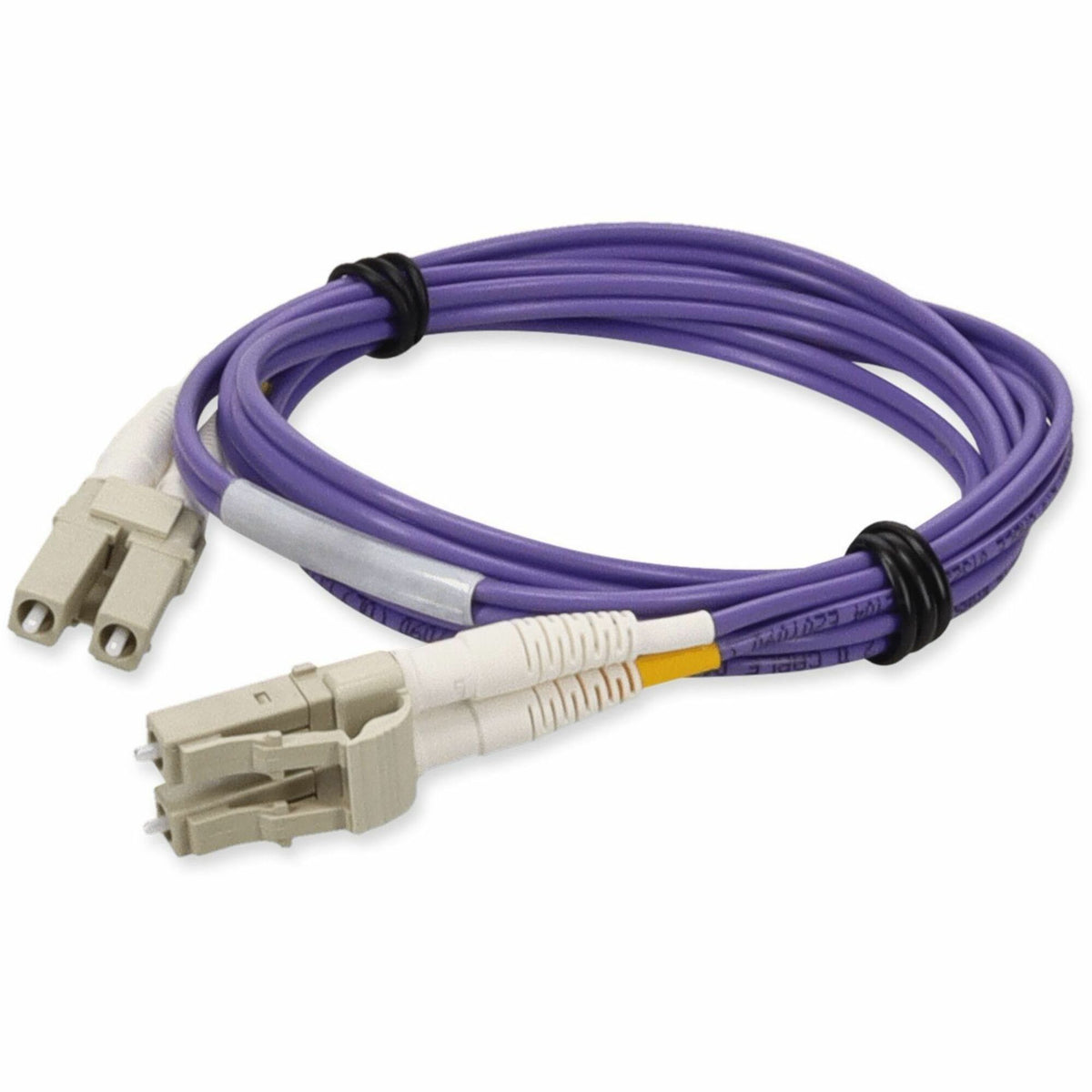 AddOn 5m LC (Male) to LC (Male) Purple OM1 Duplex Fiber OFNR (Riser-Rated) Patch Cable - ADD-LC-LC-5M6MMF-PE